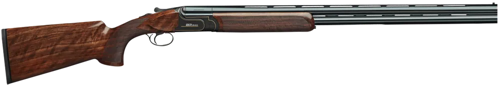 Rizzini USA BR240 Sporting 20 Gauge Shotgun with Engraved Wood Stock and Nickel Chrome Steel Receiver