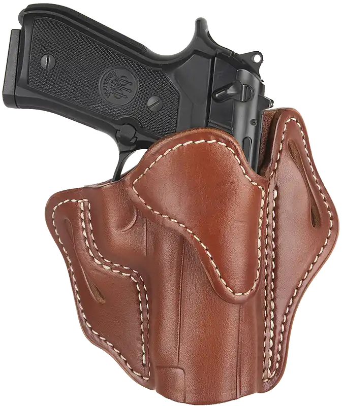 1791 Gunleather Optic Ready OWB Holster for Glock & Sig Sauer - Classic Brown Leather, Right Hand