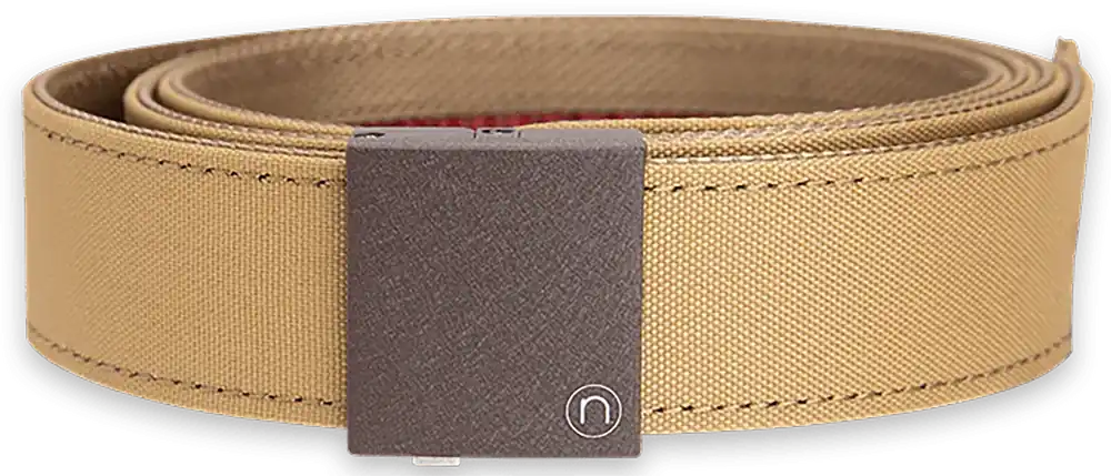 Nexbelt PCS6854 EDC Coyote Nylon Belt with Push Button Closure, 1.50" Wide