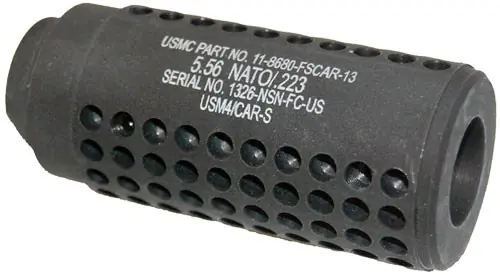 SOCOM MINI 1/2X28 TPI Black Guntec AR15 Mock Suppressor