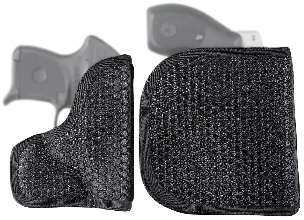 DeSantis Super Fly Pocket Holster for S&W J Frame - Ambidextrous Black Rubberized Fabric