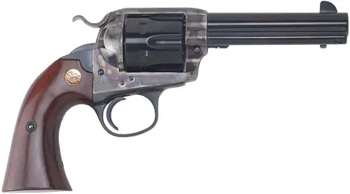 Cimarron SAA Bisley 38/357 Revolver with 4.75" Barrel in Blued Walnut Finish