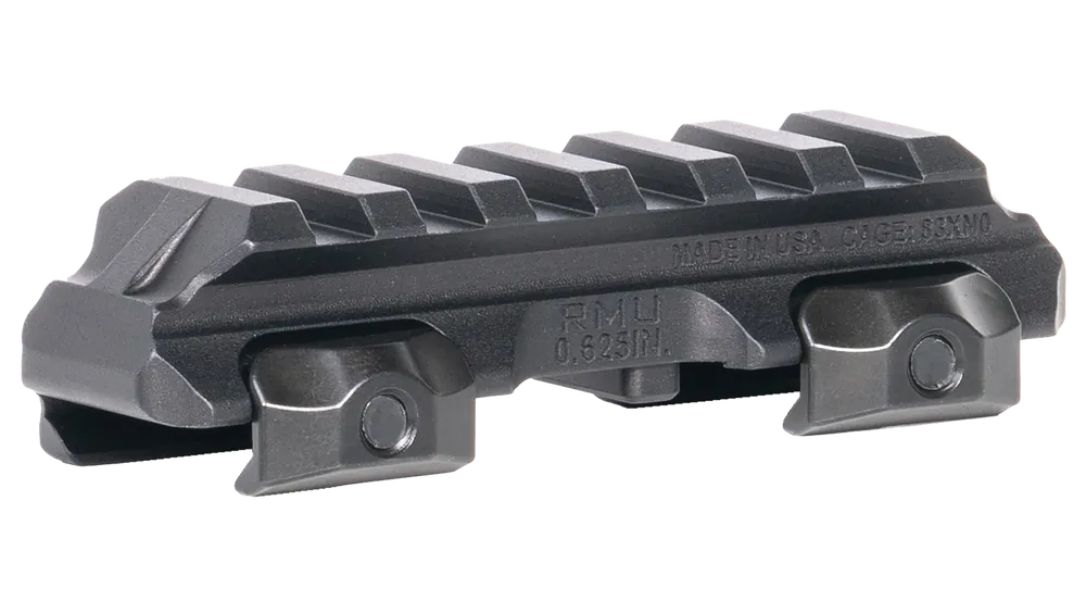 Reptilia LLC 6-Slot Black Picatinny Rail Mount - 7075-T6 Aluminum Mil-Spec 1913