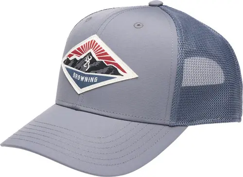 Gray Browning Cap Riser 110 Mesh - Back Mountain Patch