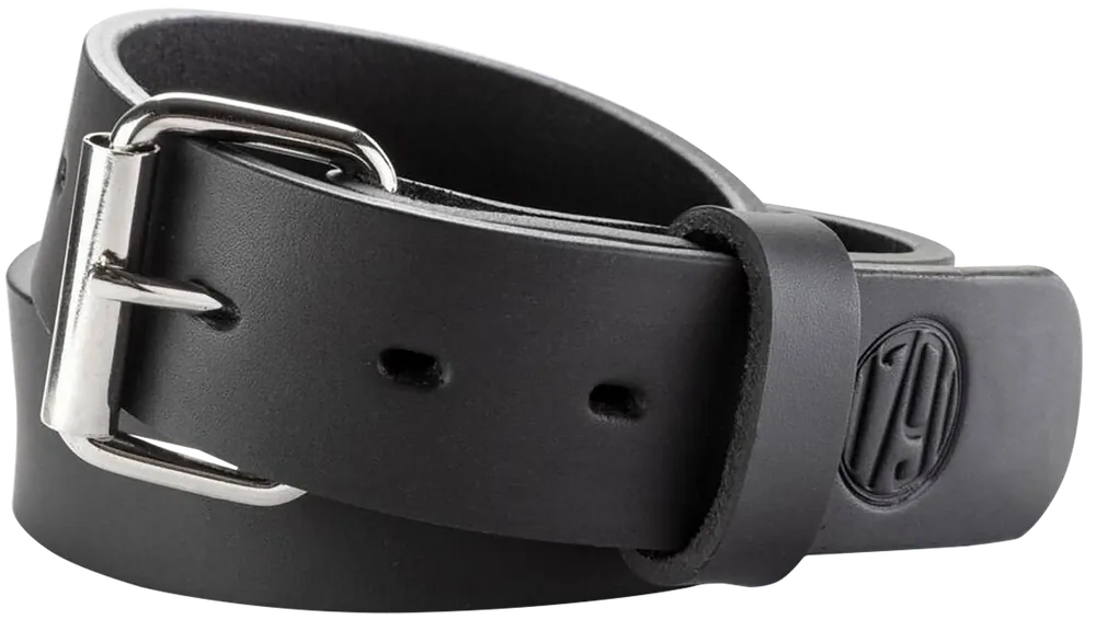 1791 Gunleather Stealth Black Leather Gun Belt 46/50 with Buckle Closure