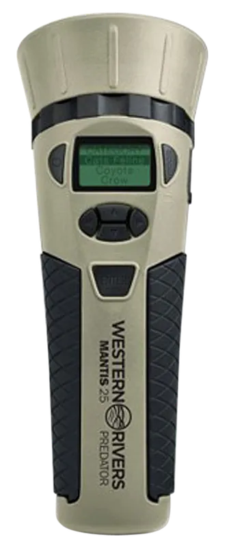 Western Rivers Mantis 25 Predator Call with Multiple Sounds, Brown Plastic