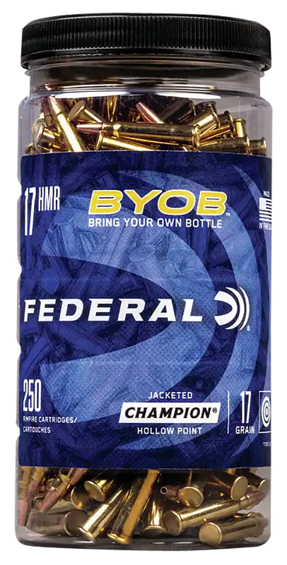 Federal 770BTL250 Champion Training 17HMR 17gr Speer TNT JHP 250/Box, 8/Case
