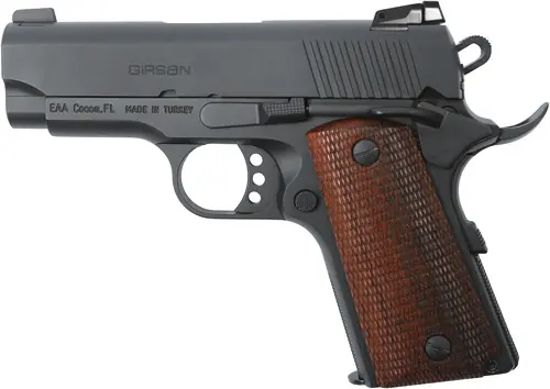 Girsan MC1911SC Officer 9mm Adjustable Sights Black