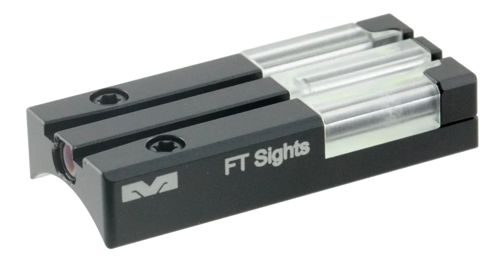 Meprolight USA FT Bullseye Rear Sight for Remington R1 - Green Tritium FO/Black Frame
