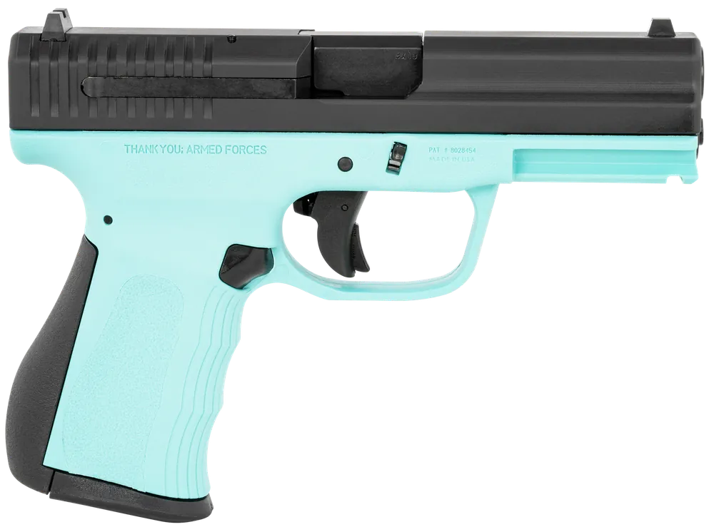 FMK G9C1G2TBSS 9mm Luger Pistol with Black Stainless Steel Barrel and Blue Jay Polymer Frame