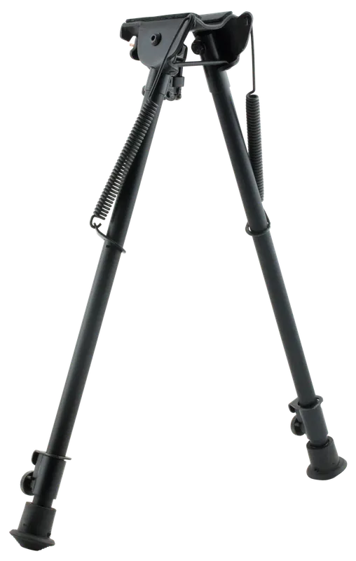 Harris Bipods H1A2 Non-Swivel, 13.50-23" Black Steel/Aluminum with Rubber Feet