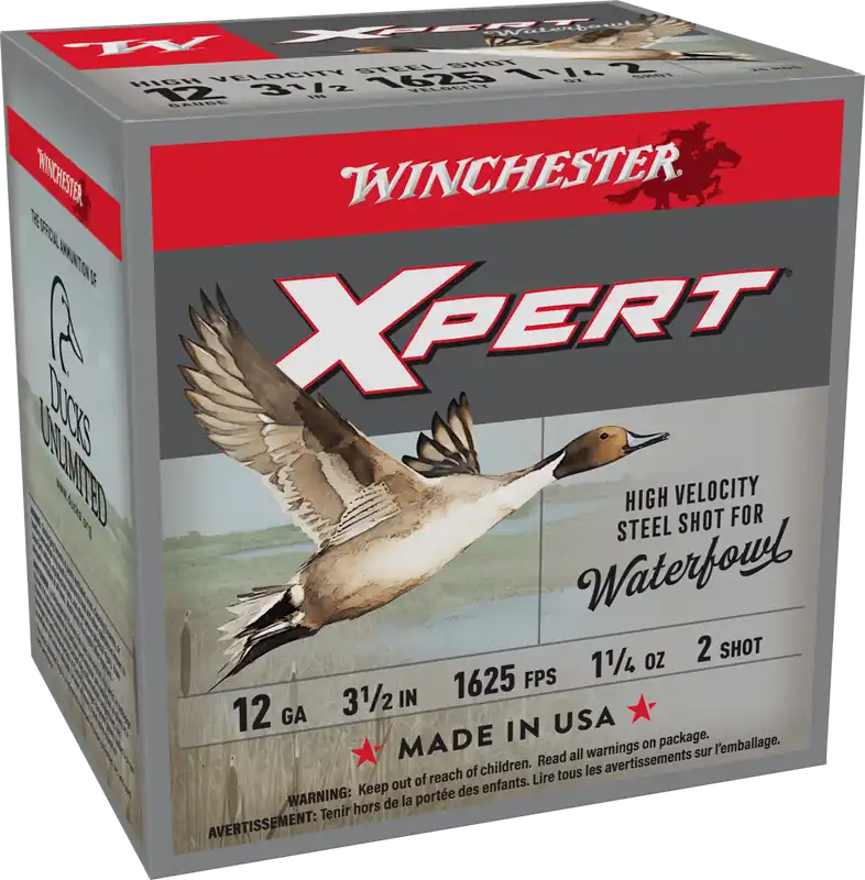 Winchester Ammo WEX12LM2 Super X Xpert High Velocity 12Gauge 3.50" 1 1/4oz 2Shot 25 Per Box/10 Case