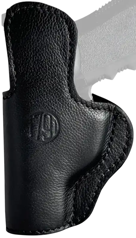 Ultra Custom IWB Leather Holster for Glock 17/S&W M&P Shield/Springfield XD - Right Handed, Night Sky Black