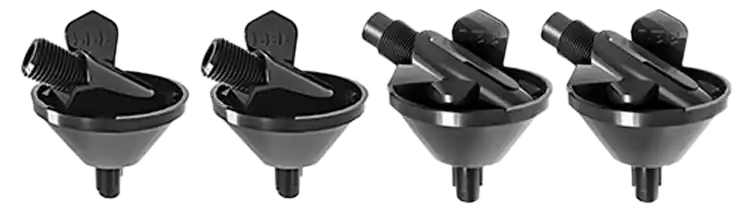 Lee Precision 90453 Quick Change Drum Set for Classic/Auto Drum Powder Measure - Black Nylon