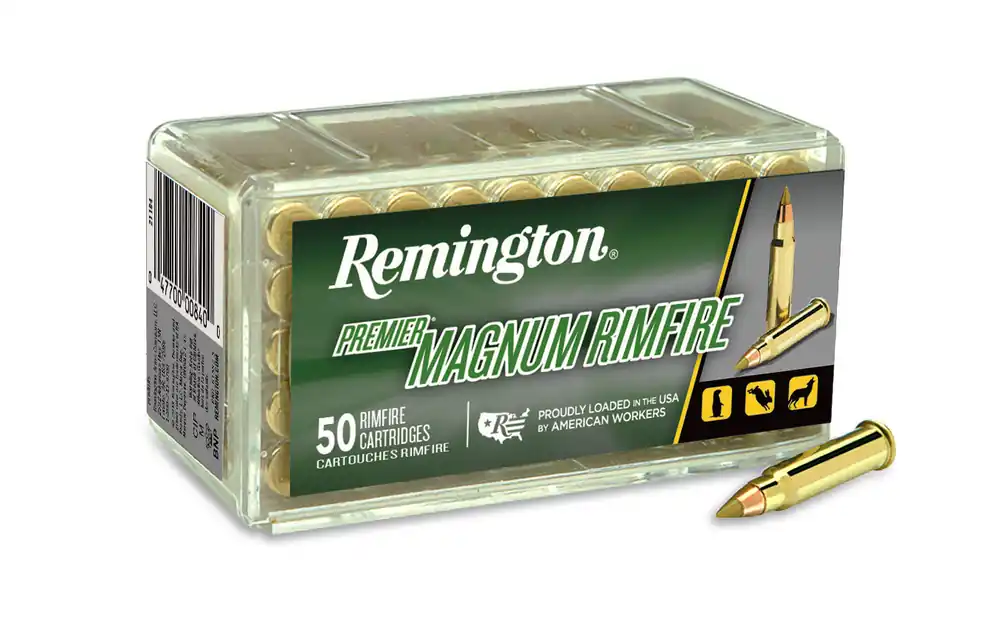Remington 17HMR 17gr JHP Ammo - 50/Box, 40/Case