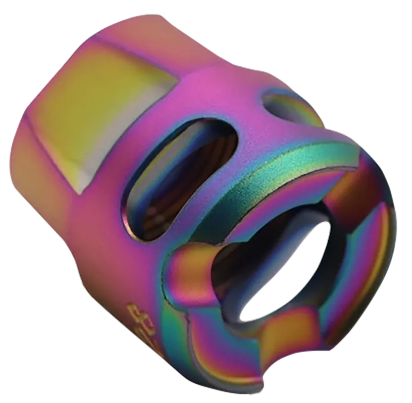 True Precision Micro Compensator Y-Type Spectrum 416R Stainless Steel 1/2"x28 9mm/380 ACP