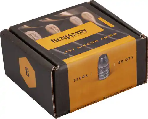 Benjamin .457 Caliber 350 Grain Flat Nose Pellets - 50 Pack