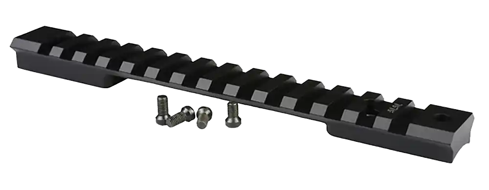Warne 7654M Tactical Rail for Weatherby Mark V Magnum Action, Black Anodized Aluminum, 0 MOA