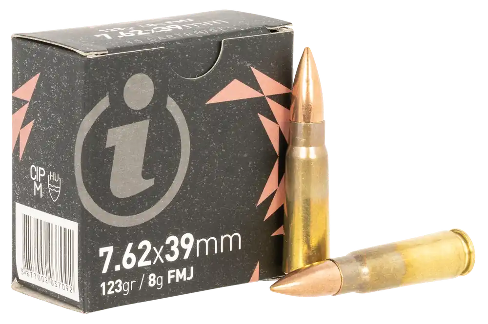 Igman 7.62x39mm 123gr FMJ Rifle Ammo - 840 Rounds/Case
