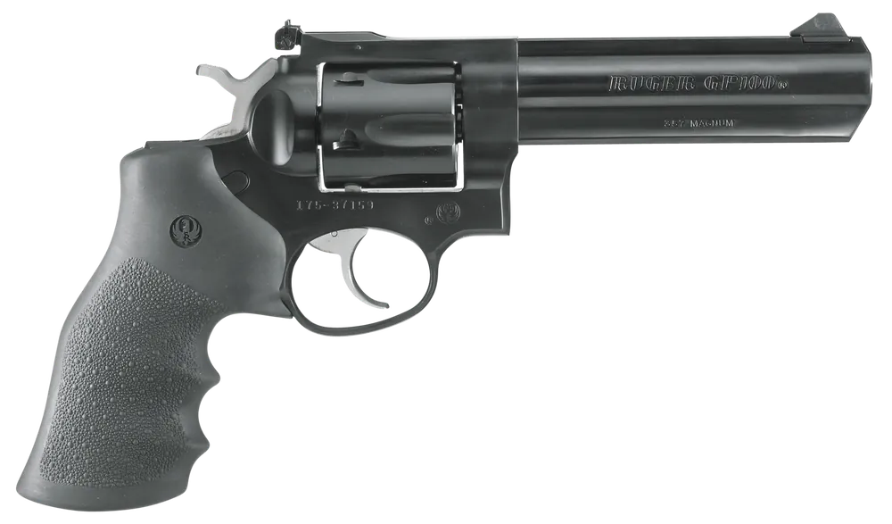 Ruger 1756 GP100 Sports South Exclusive .357 Mag Revolver with 5" Blued Barrel and Black Rubber Grip