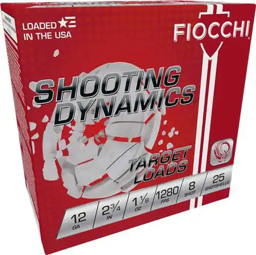 Fiocchi 12GA 2.75" #8 Shot 250rd Case - 1280FPS 1-1/8oz