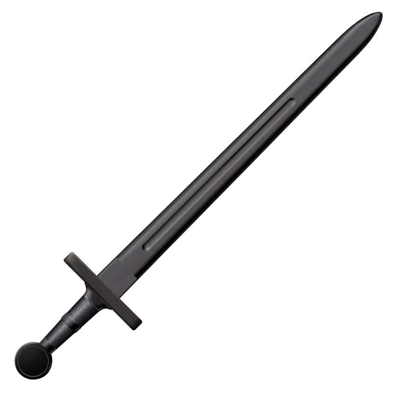 Cold Steel Medieval Training Sword with Black Polypropylene Blade and Handle