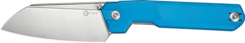 G-10 SATINCIVIVI Knife with 4.14" Blade - Blue Handle