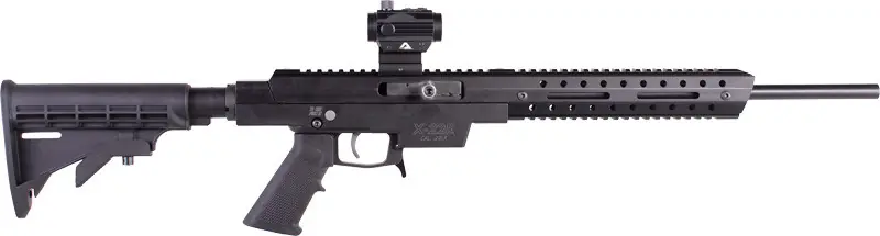 16" Black Excel X22R Rifle with Red Dot Sight, 22LR, 10-Round Capacity