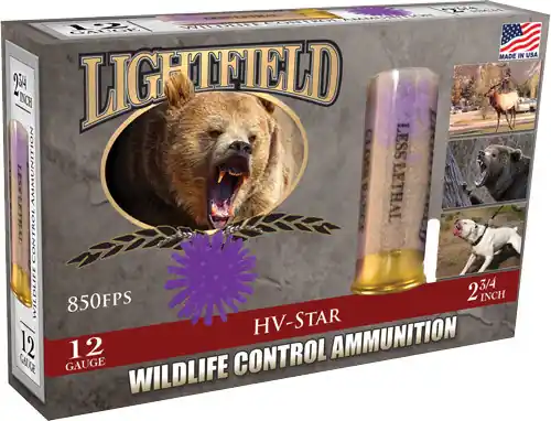 Lethal Star 5rd 10bx/cs Lightfield 12ga 2.75" Less Lethal Ammunition