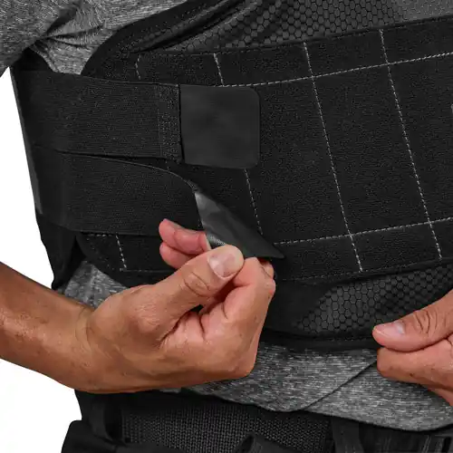 BulletSafe Concealable Bulletproof Vest, X-Large, Black with CLS Armor