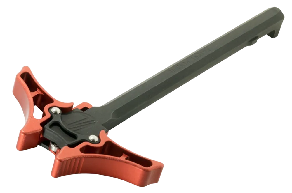 Ambidextrous Charging Handle for AR-Platform - Red Anodized Aluminum by Timber Creek Outdoor Inc.
