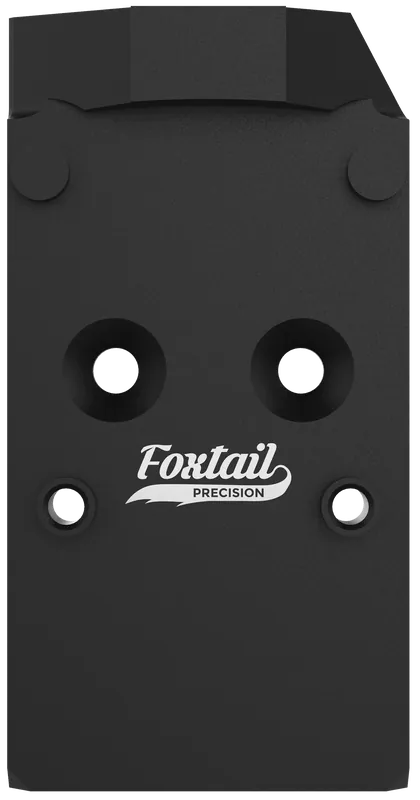 Foxtail Precision Rear Sight Optic Adapter for CZ Shadow - Black Anodized