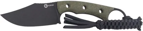 CIVIVI Midwatch Knife 3.39" - Green Micarta/Black Stonewash