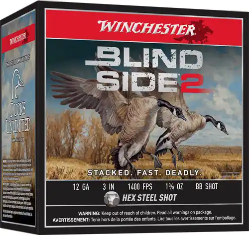 Winchester Blind Side 2 12GA 3" 1-3/8OZ #BB 25RD 10BX/CS