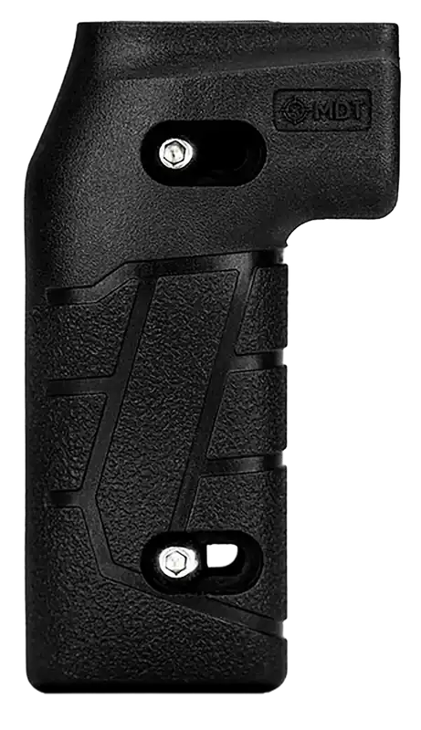 MDT Sporting Goods Premier Vertical Grip - Black Polymer, Removable Panels, Fits MDT Chassis