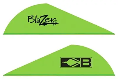 36-Pack Bohning Blazer Vanes - 2" Solid Neon Green