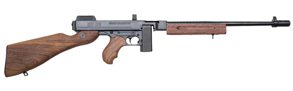 Thompson T110SH 1927A-1 Deluxe .45 ACP, 18" Barrel, 10+1, Blued Finish, Walnut Stock
