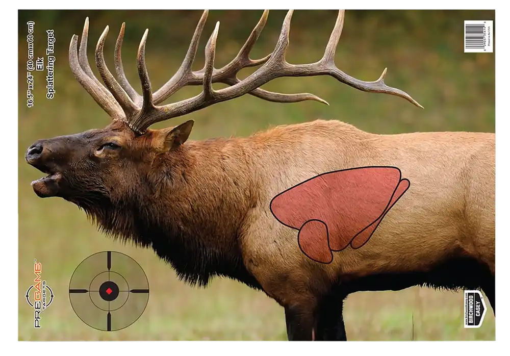 Birchwood Casey Pregame Elk Paper Target 16.5" x 24" - Pack of 3