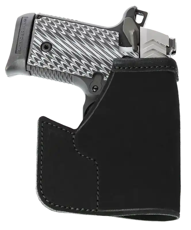 Galco PRO608B Black Leather Pocket Protector for Sig P238/Springfield 911/Diamondback DB - Ambidextrous