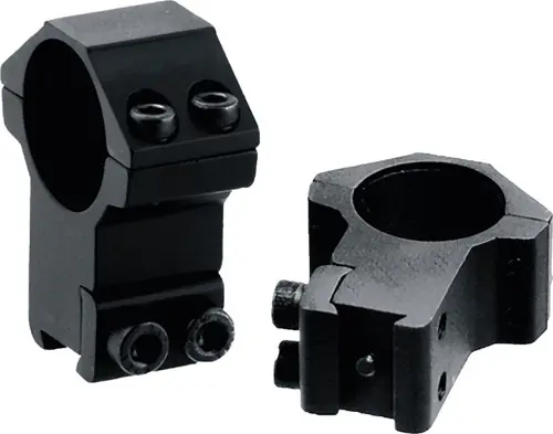 High Profile 2-Piece 3/8" Dovetail Airgun/Rimfire Rings 1"