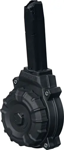 SW99 9mm 50-Round Drum Magazine for Walther P99 - Black Pro Mag