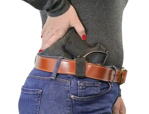 DeSantis Pocket Tuck Holster for Glock 26 - Right Handed Suede Leather IWB/POCKET