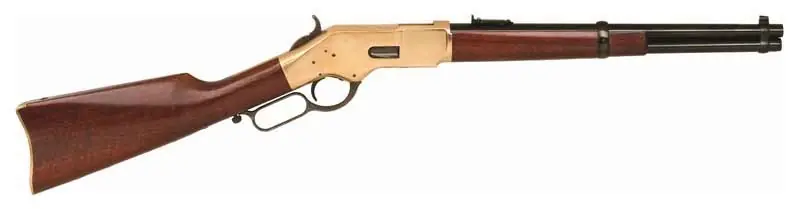 Cimarron 1866 Yellowboy 16" Brass/Blued Walnut .38 Special