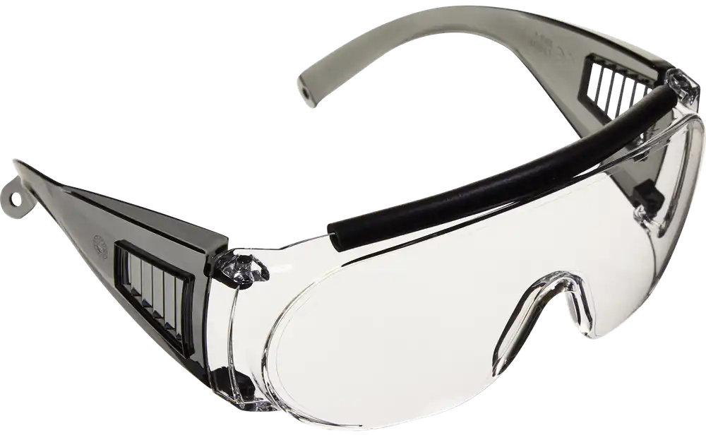 Allen 2169 Adult Shooting Glasses with Clear Lens and Gray Frame