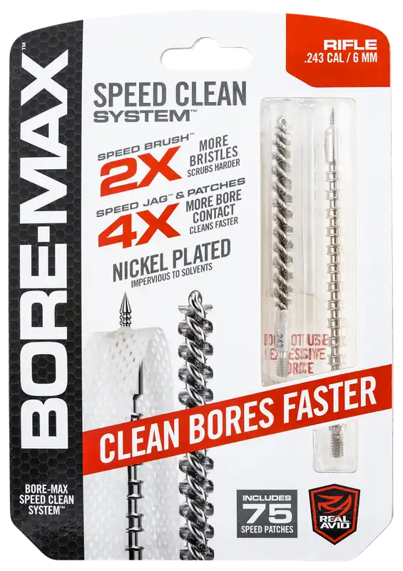 Bore-Max Speed Clean Upgrade Kit for .243 Caliber Rifles by Real Avid