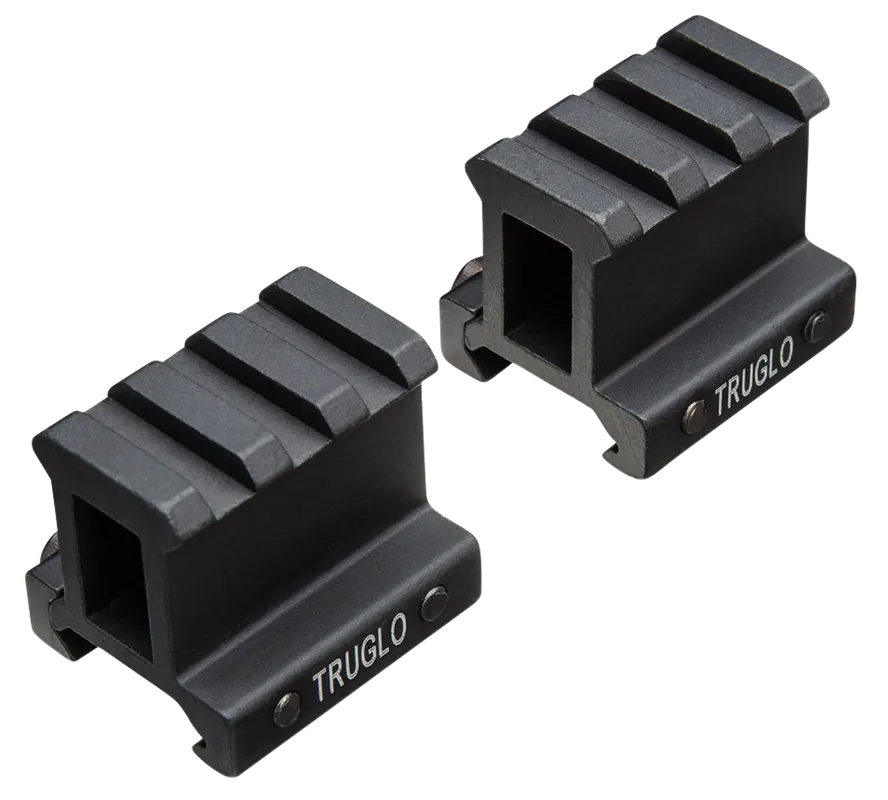 TruGlo TG8992B Picatinny Riser Mount - Matte Black Finish
