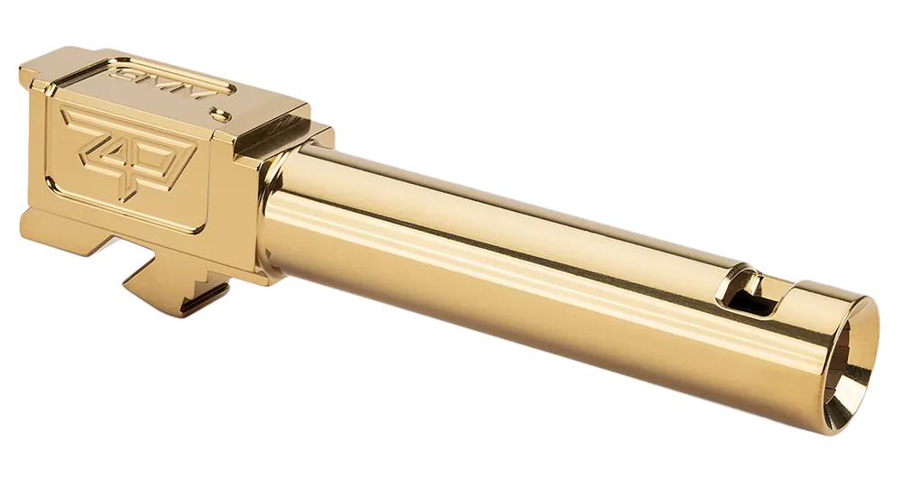 Zaffiri Precision ZP.19BCPG Gold Barrel for Glock 19 Gen1-4 3.89" 416R Stainless Steel