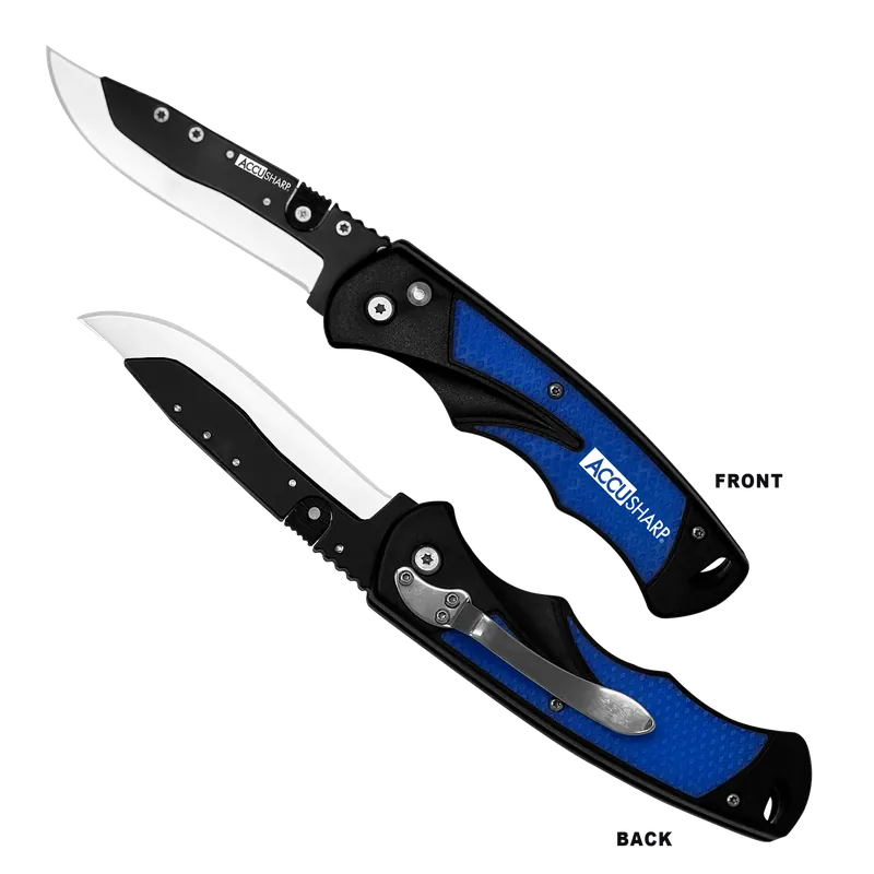 AccuSharp 743C Folding Razor with Replaceable Blades and Anti-Slip Handle