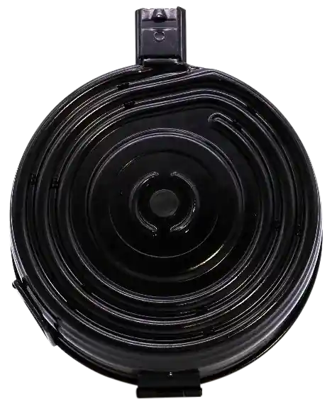 KCI USA Inc AK-47 75-Round Drum Magazine 7.62x39mm Black Steel for AK-47/AKM