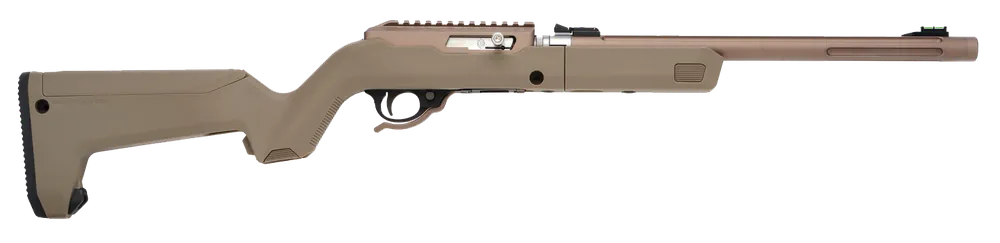 Tactical Solutions X-Ring Takedown VR 22 LR, 10+1 Capacity, 16.50" Barrel, Quicksand Finish, Magpul Backpacker FDE Stock